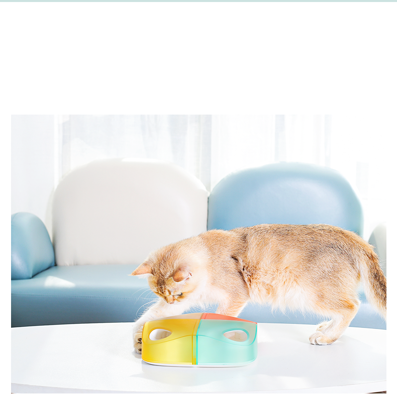 Interactive Electric Feather Moving Cat Toy