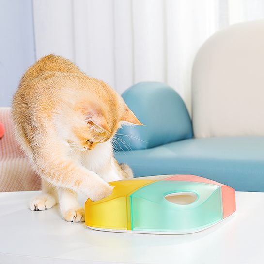 Interactive Electric Feather Moving Cat Toy