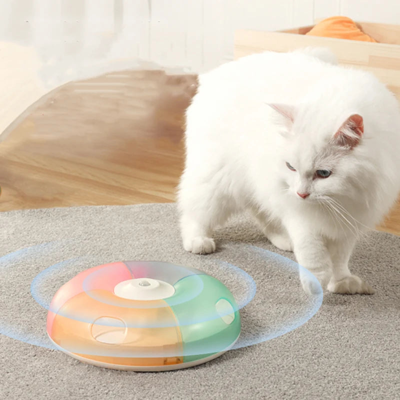 New Electric Smart Cat Toy Interactive Funny Retractable Feather Playing For Indoor Hunting Simulation Training